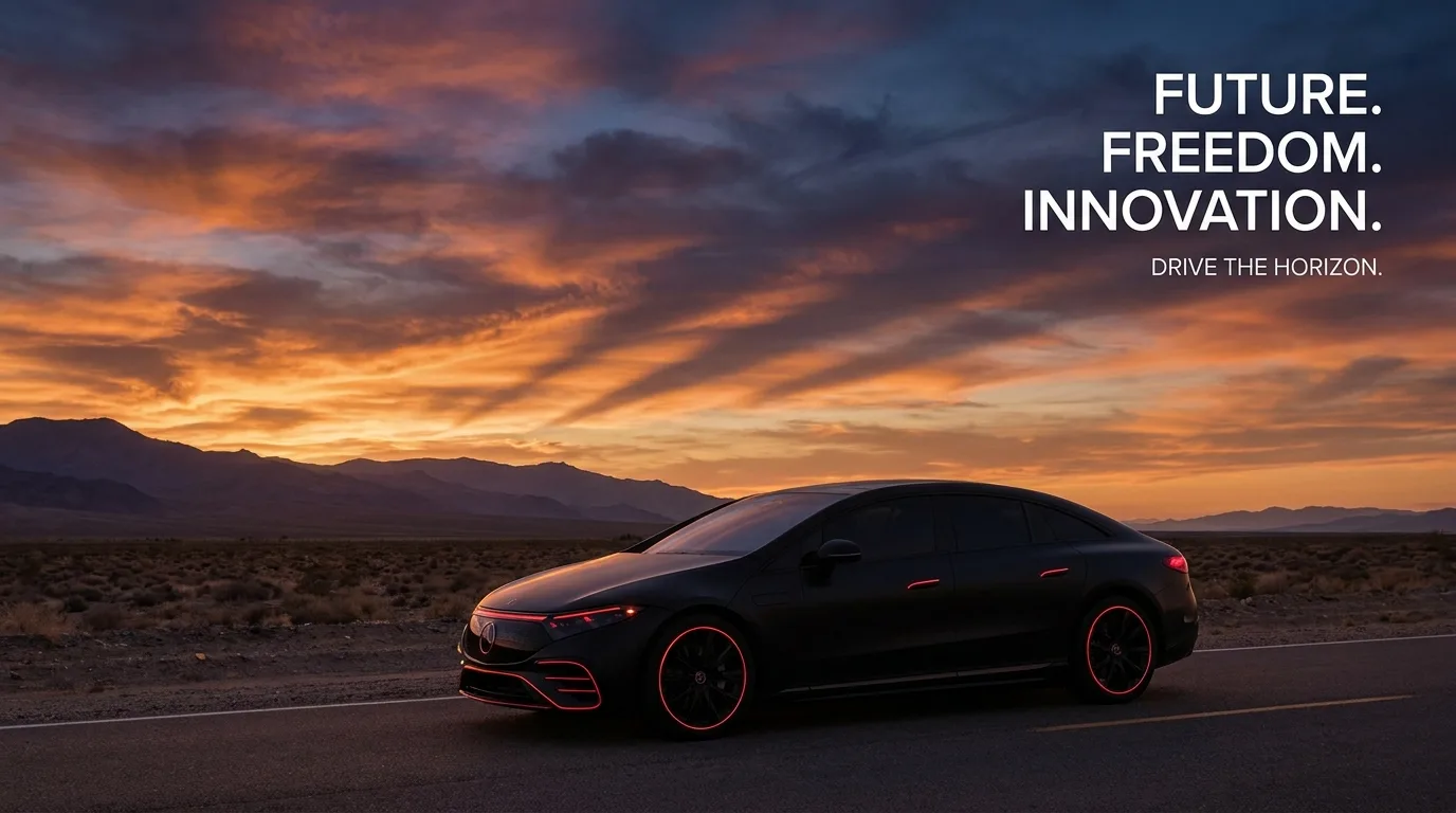 Tesla — concept ad de portafolio, 16:9